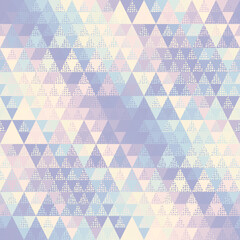 Aufkleber - Colorful Aztec Fabric, Wallpaper and Home Decor. Abstract seamless tileable pattern. Triangles aztec background. Vector image.