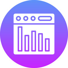 Sticker - Webpage Statistics Icon