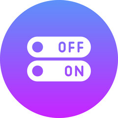 Wall Mural - On Off Switch Icon