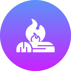 Sticker - Firewood Icon