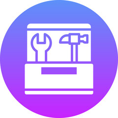 Wall Mural - Toolbox Icon