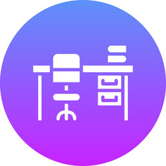 Sticker - Study Table Icon