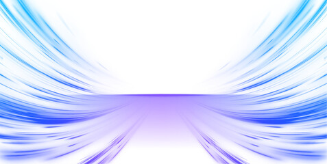 Poster - Abstract neon rays of light on a transparent background in PNG format. Purple speeds on the expressway. Sport car is made of polygons, lines and connected dots.	
