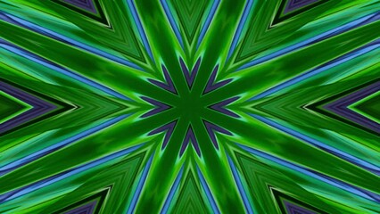 Wall Mural - abstract green motion background. dynamic geometric animated loopable background video with ripple t