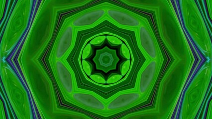 Wall Mural - abstract green motion background. dynamic geometric animated loopable background video with ripple t