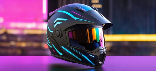 Revolutionize Your Ride: Neon Digital 3D Helmets for Cyclists