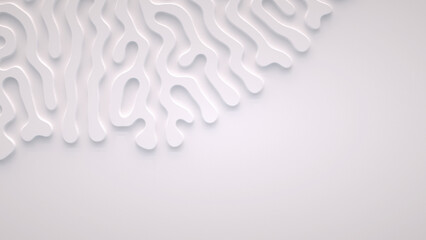 Wall Mural - reaction diffusion organic growing pattern. cell division.