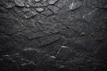 Premium Quality Abstract Grunge Dark Grey Stone Texture Background, Ai Generative