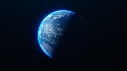 Wall Mural - planet earth from outer space.