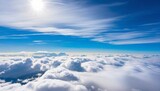 Fototapeta Londyn - sky over the clouds