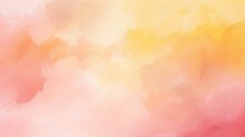 Abstract Textured Background In Shade Of Apricot, Pastel Pink, Orange, Yellow. Modern Background