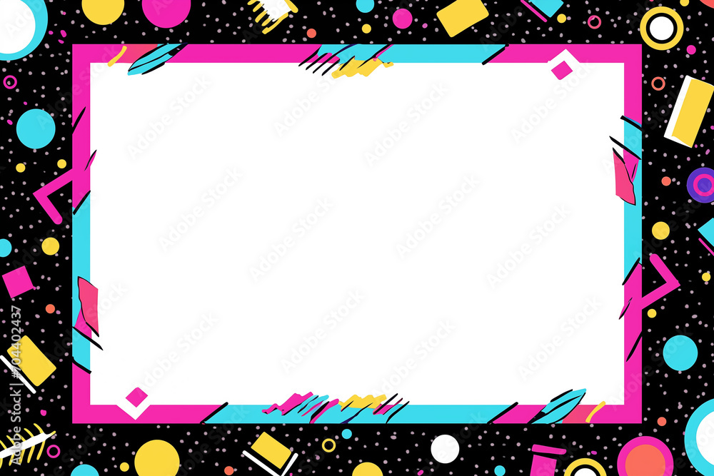 vintage vibes: back to the 90s background with copy space