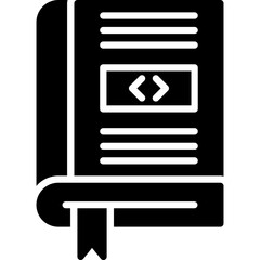 Wall Mural - Coding Book Icon