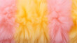 bicolor cotton candy fairy floss as a background yellow and pink