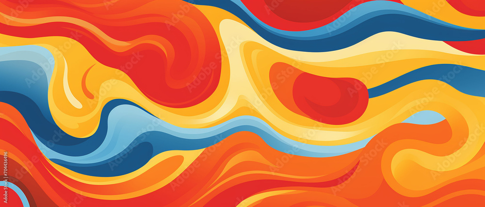 Design an abstract pattern inspired by solar flares and the sun's ...
