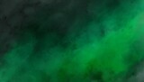 Fototapeta Konie - black emerald jade green abstract pattern watercolor background stain splash rough daub grain grunge dark shades water liquid fluid design template