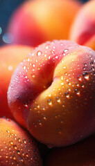 Wall Mural - close up of a peach