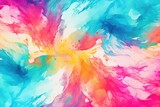 Fototapeta Tęcza - Vibrant abstract color explosion, artistic background
