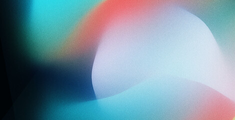 Wall Mural - 4k beautiful color gradient background with noise. abstract pastel holographic blurred grainy gradie