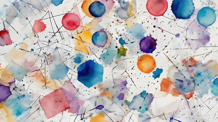  Abstract watercolor background template . Abstract Modern Backgrounds design. AI generated image