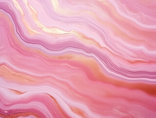  Pink and gold stone marble with ink liquid texture
