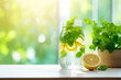 Sip to Thrive: Fresh Lemon Mint Wellness Hydration