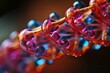 Striking High Resolution Illustration of a Unique and Captivating DNA Molecule Design