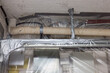 Asbestos removal off heating pipes