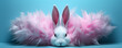 Flauschige Ostern, Flauschige Hasen und Hasenohren mit Rosa und Blau, Fantasievolle Ostern, Sinnliche Ostern