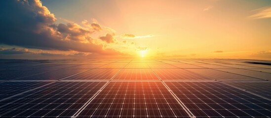 Generative AI powering sunlit solar panels.