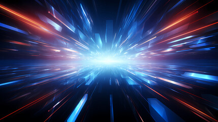 Wall Mural - Technology abstract graphic poster web page PPT background, technology background