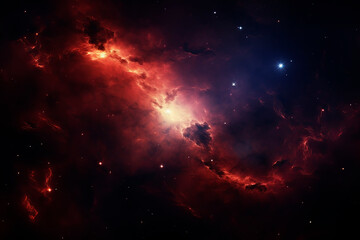 Wall Mural - beautiful, bright galaxy. generative ai
