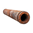 RUSTY_GAS_PIPE_isolated_on_transparent_background, PNG Cutout