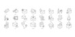 © rohmad - Mailing icons set. Set of editable stroke icons.Vector set of Mailing