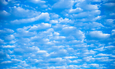 Wall Mural - blue sky background with tiny cloudsuse as background or wallpaper