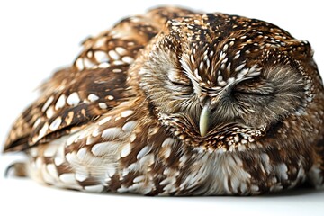 Poster - Owl Sleep Isolated