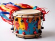 tambor carnaval colorido 
