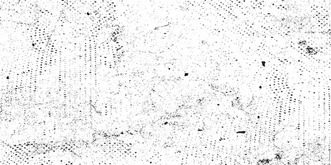 Wall Mural - Black and white dusty grunge effect. Distressed overlay texture of rusted peeled metal. grunge background. abstract halftone vector illustration