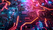 © santima - a modern abstract Circuit board Technology background