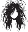 © Ali - Cute Girl with disheveled hair Vector