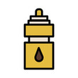 © Blacker Studio - Mineral Water Bottle Filled Outline Icon