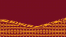 Islamic Arabic Luxury Maroon Background With Geometric Pattern 
