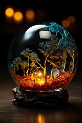 Wall Mural - glass of globe