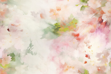 Wall Mural - colorful watercolor brush strokes on textured white paper: a vibrant splash of artistic creativity.