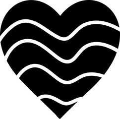 Wall Mural - Hand drawn hearts. Design elements for Valentine's day.