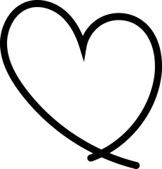 Wall Mural - Hand drawn hearts. Design elements for Valentine's day.