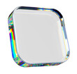 Transparent 3D Multicolor Cube