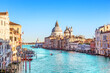 Beautiful view of Grand Canal and Basilica Santa Maria della Salute in Venice, Italy.
