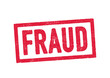 © Thomas Pajot - Vector illustration of the word Fraud in red ink stamp