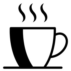 Poster - mug icon, hot drink